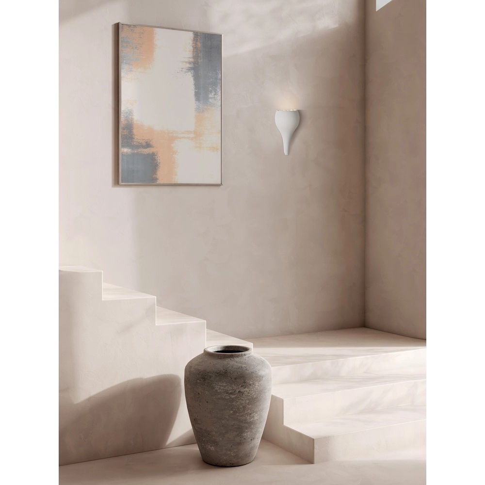 White wall lamp Miso design Lyora 5212017468949