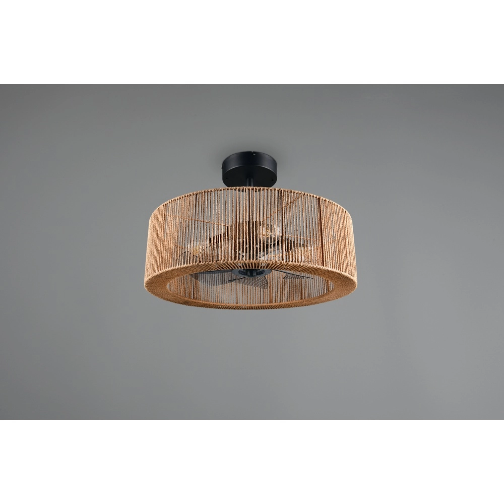 Rattan fan Smillum Ø 61cm Trio 4017807688139