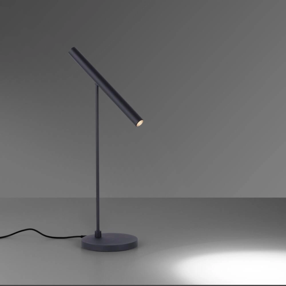 Modern table lamp Pure Tutua black Paul Neuhaus 4012248365526
