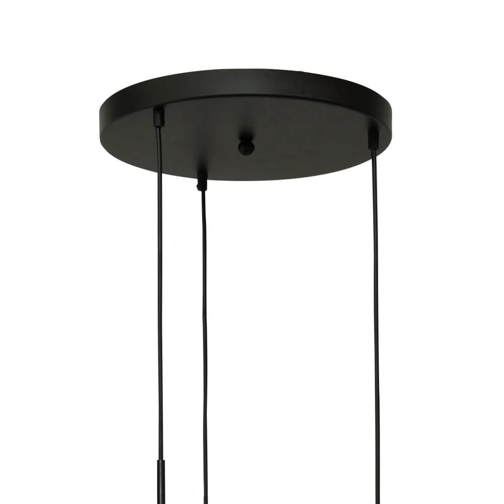 Pendant hanging lamp Lava 3x gold glass Ø 24cm Masterlight 8718121286440