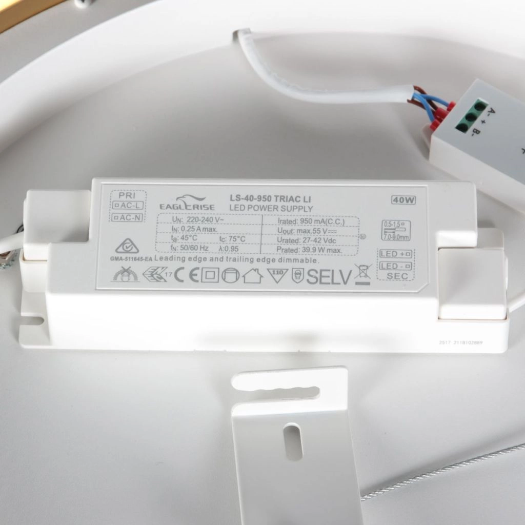 Design ceiling lamp Ringlux gold Ø 40cm Steinhauer 8712746180923