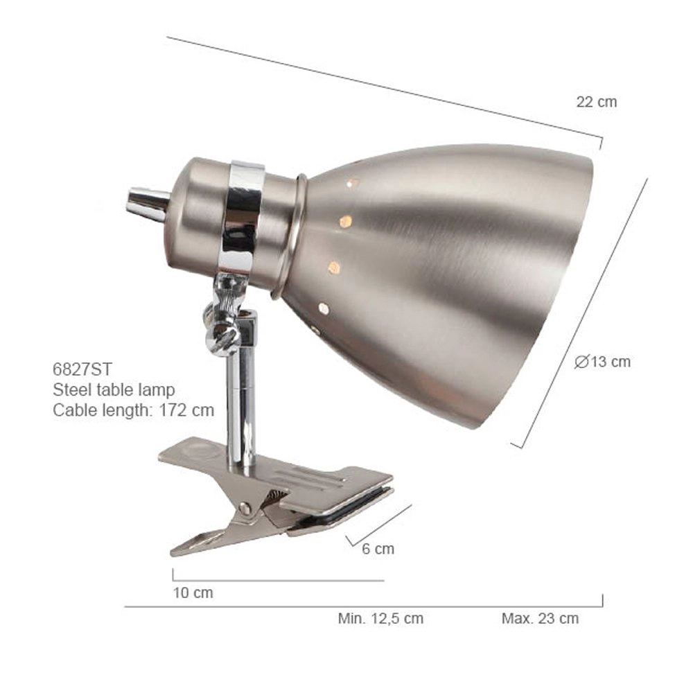 spotlight Spring with clamp Steinhauer 8712746075243