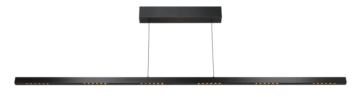 Slim pendant lamp Sem black - 150cm