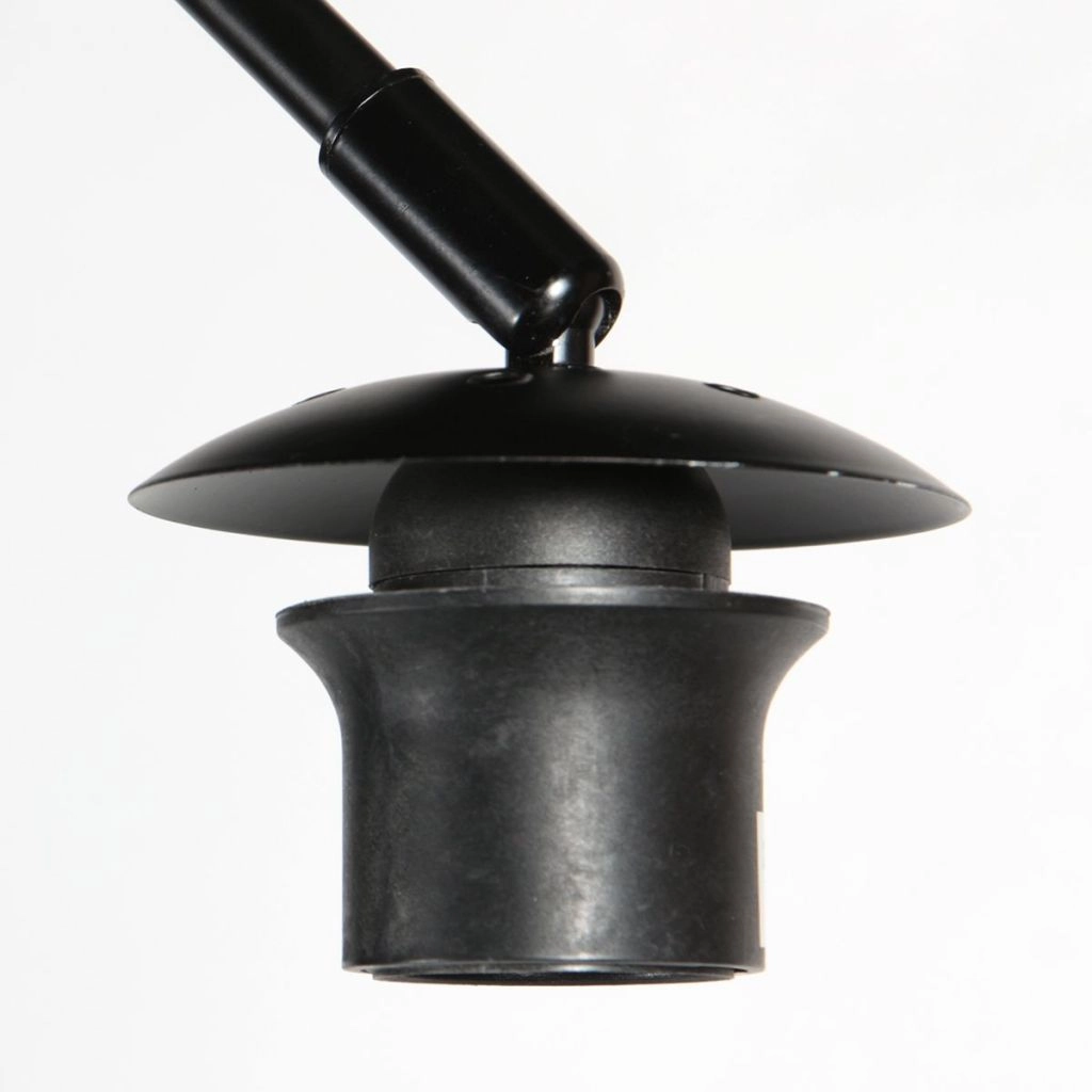 Black arc lamp Curve with black shade Ø60cm Steinhauer 8712746183153