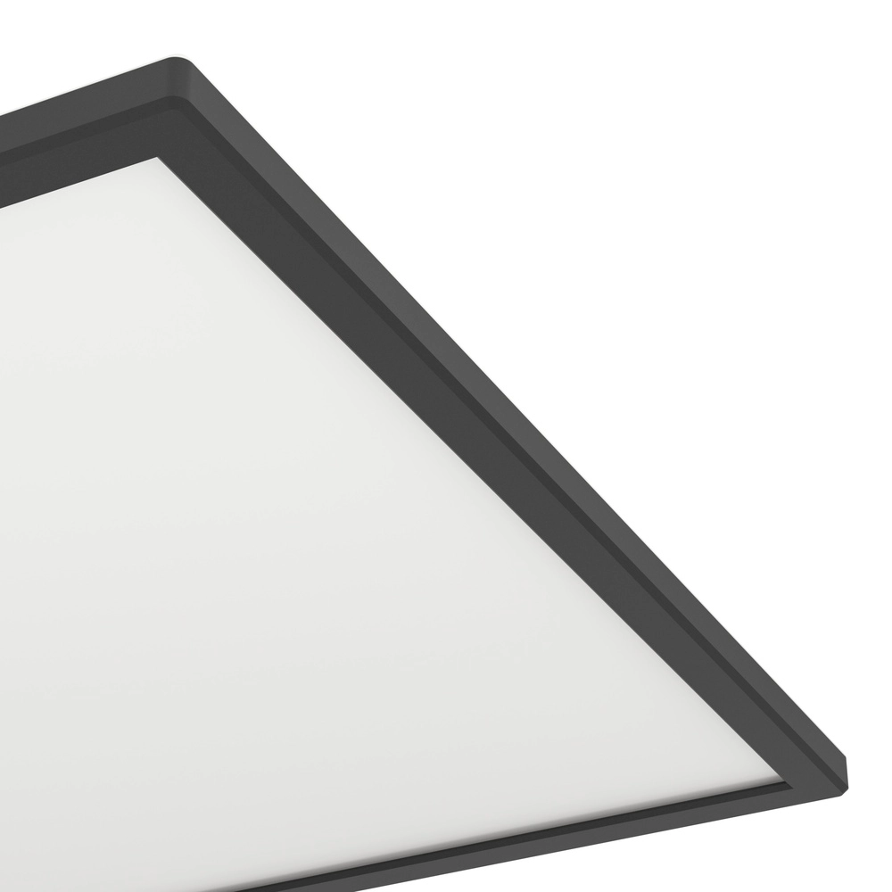 Bathroom lamp with remote Rovito-R Square - Black - 50x50cm Eglo 9008606330010