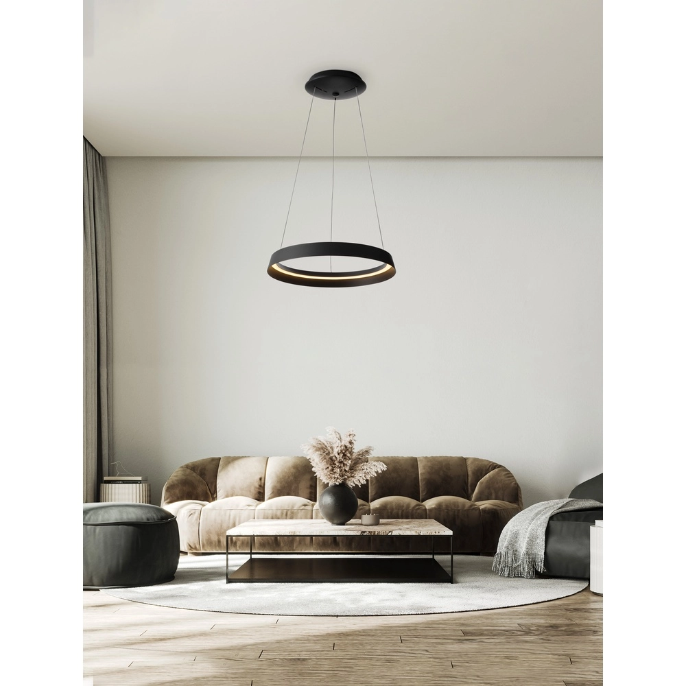 Design pendant lamp Ormi Ø 45cm black
