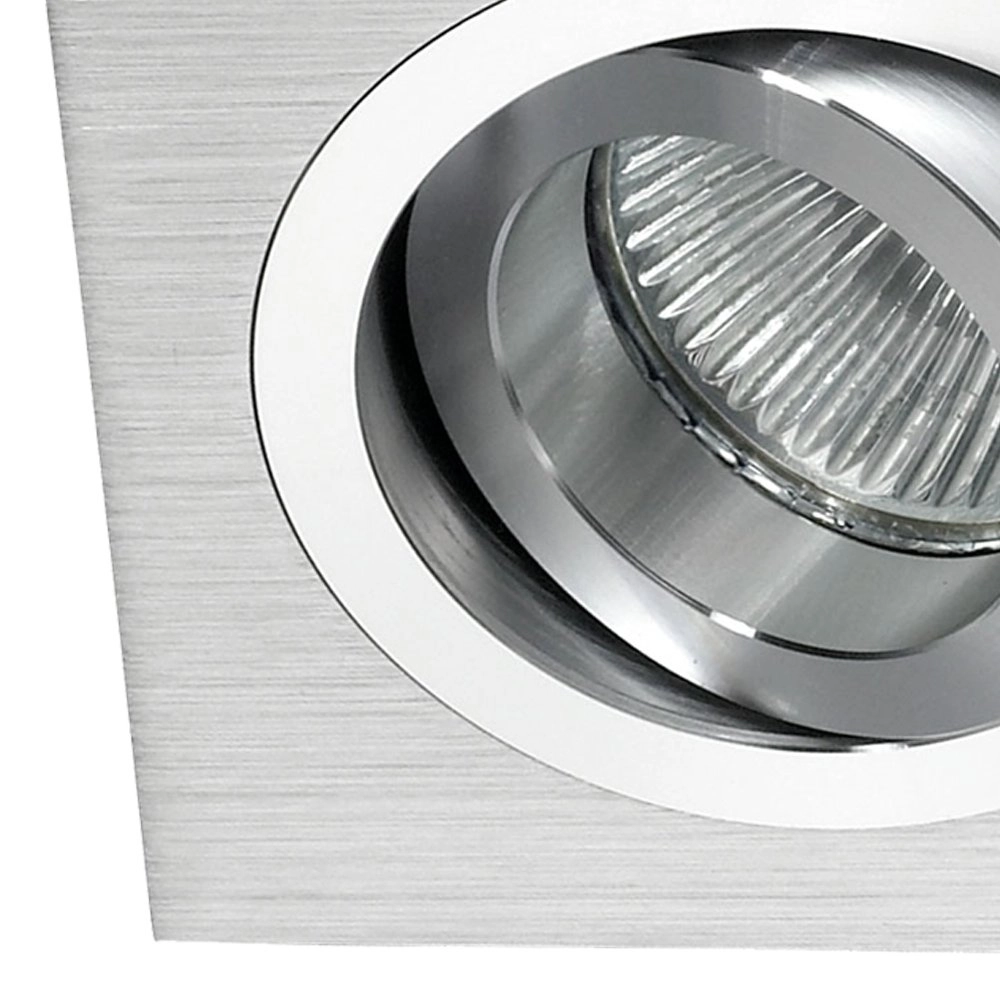 Ceiling spot Di Moda Square orientable metal gray Masterlight 8718121015132