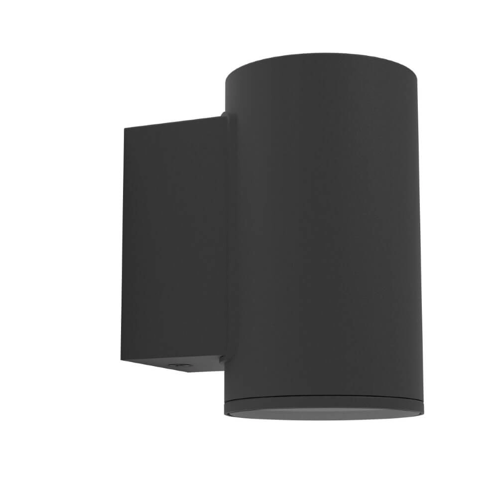 Surface-mounted wall spotlight Izzalini black down