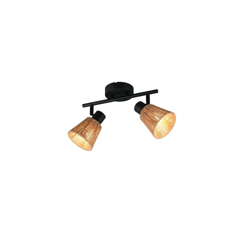 Ceiling lamp Natrel double brown Trio 4017807672343