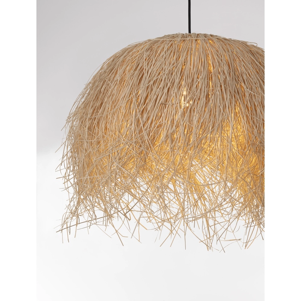 Rattan pendant lamp Jaunet Ø 65cm Lyora 5212017465597