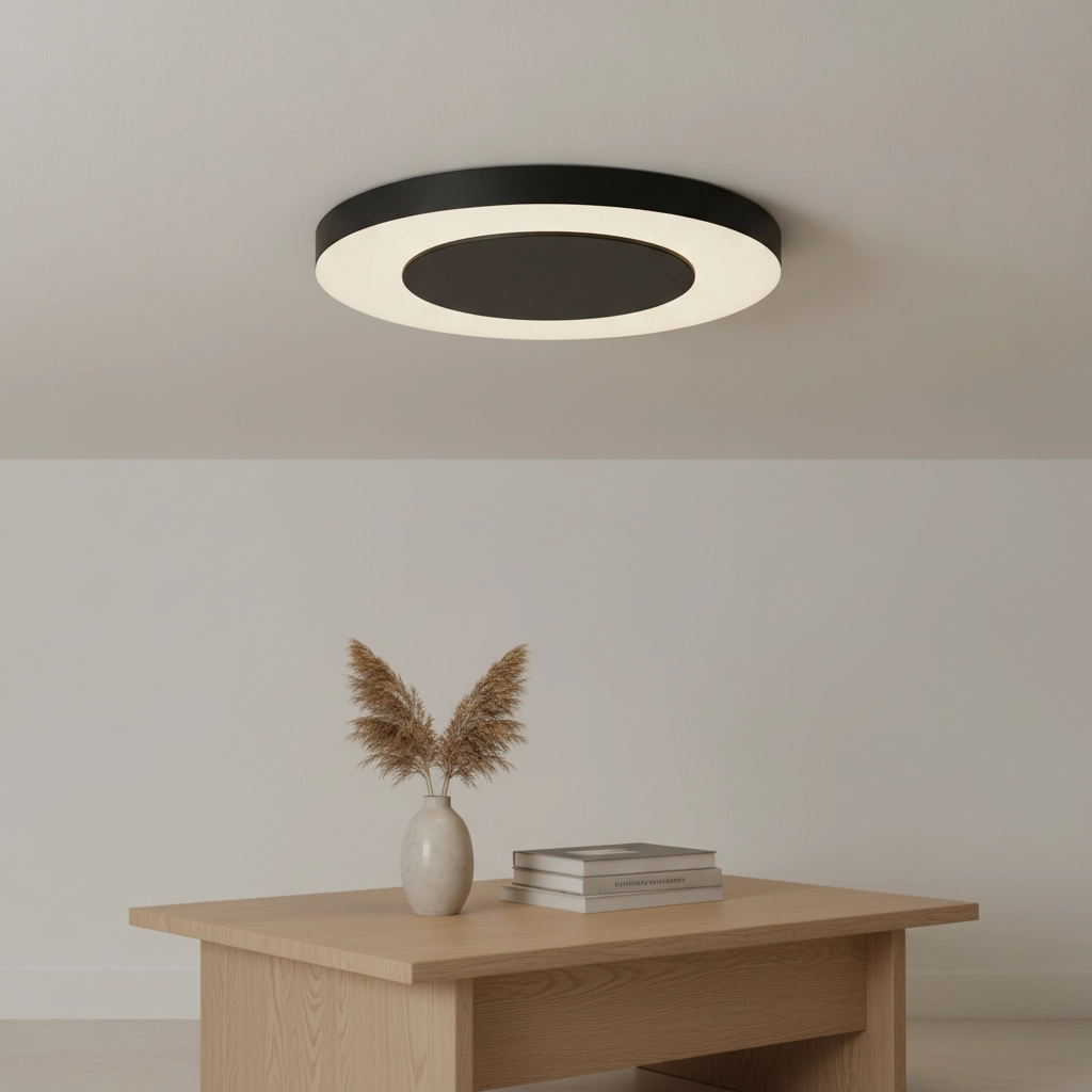 Ceiling lamp Pada black Ø 60cm