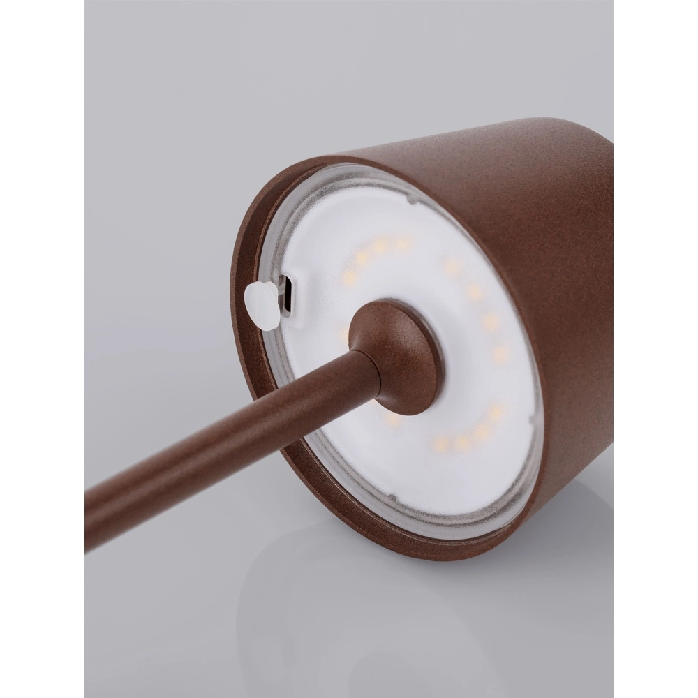 Rechargeable table lamp Deck Rusty brown Lyora 5212017449245