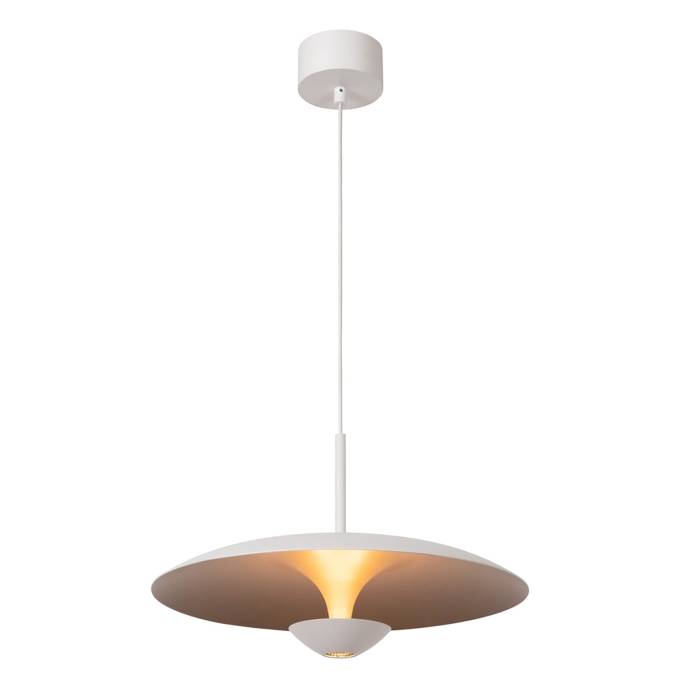 Design pendant lamp Kenneth white Ø 40cm