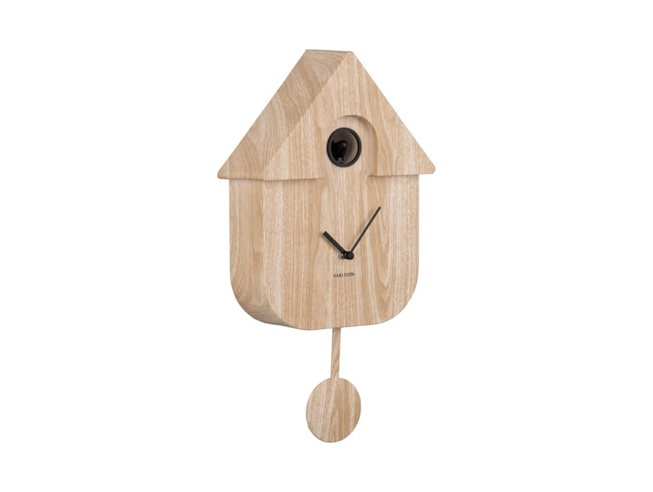 Wall Clock Modern Cuckoo wood