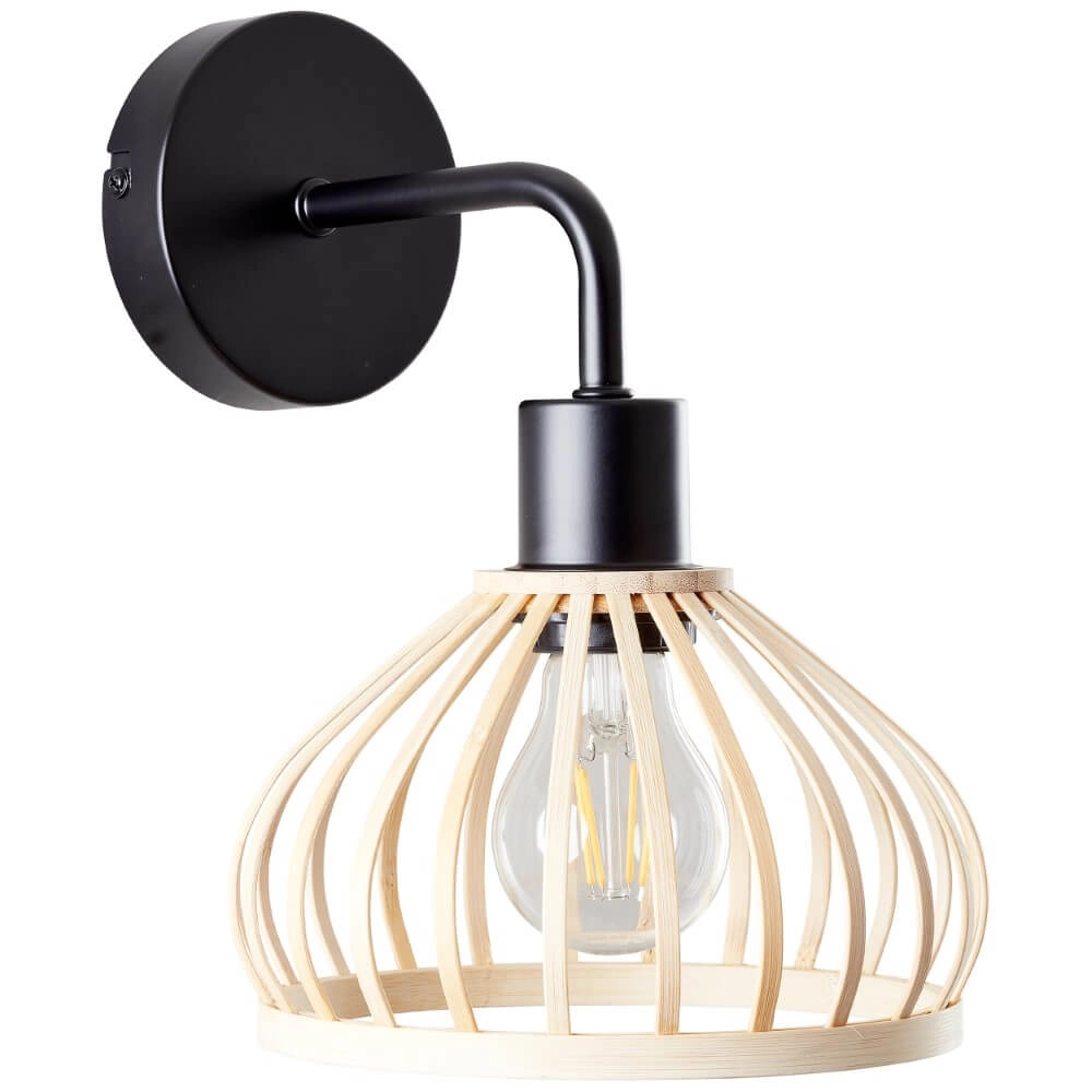 Wooden wall lamp Norah Brilliant 4004353409554