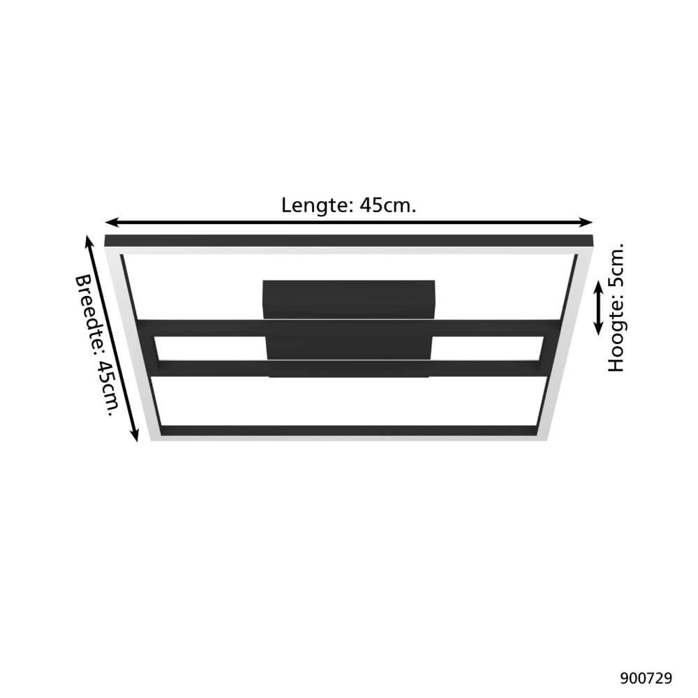 Zigbee led ceiling lamp Calagrano-Z 45x45cm Eglo 9008606262236