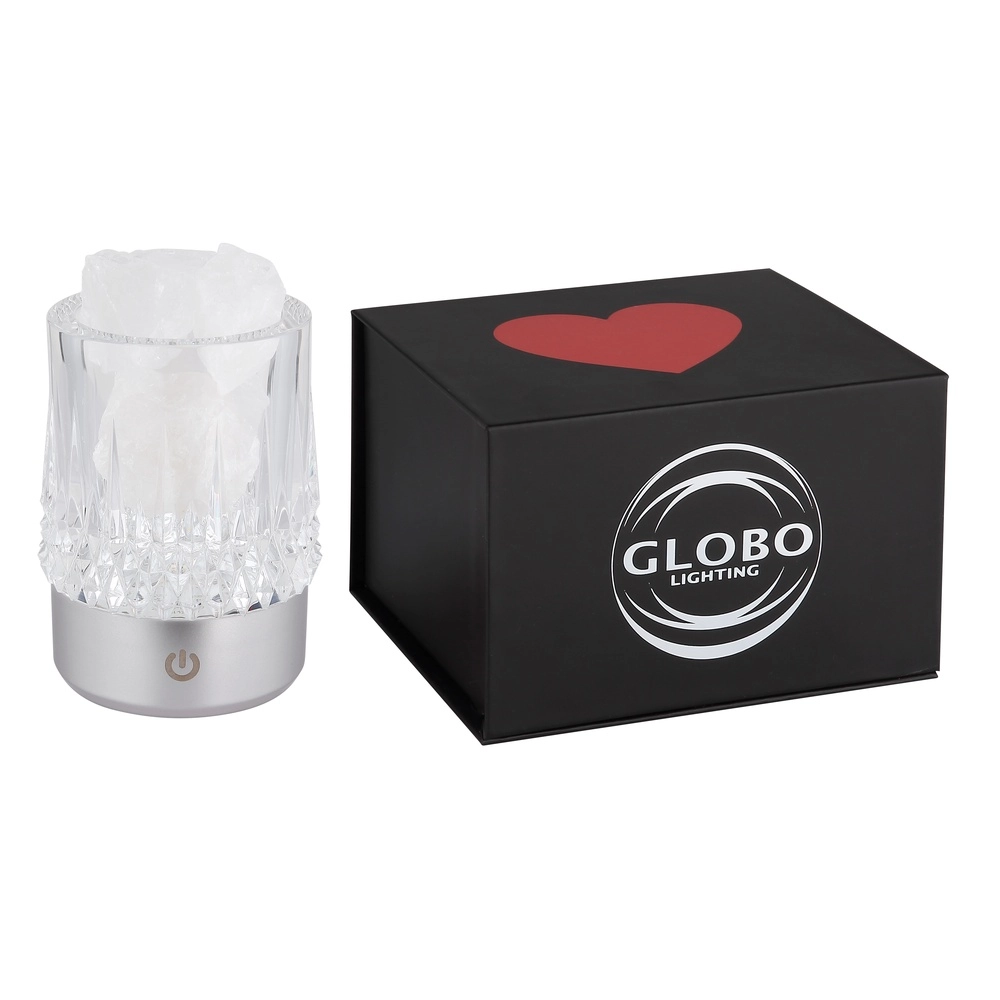 Table lamp Lizzy silver grey Globo 9007371572311