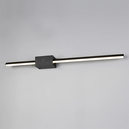 Modern wall lamp Cassino black 70.5cm Trio 4017807683226