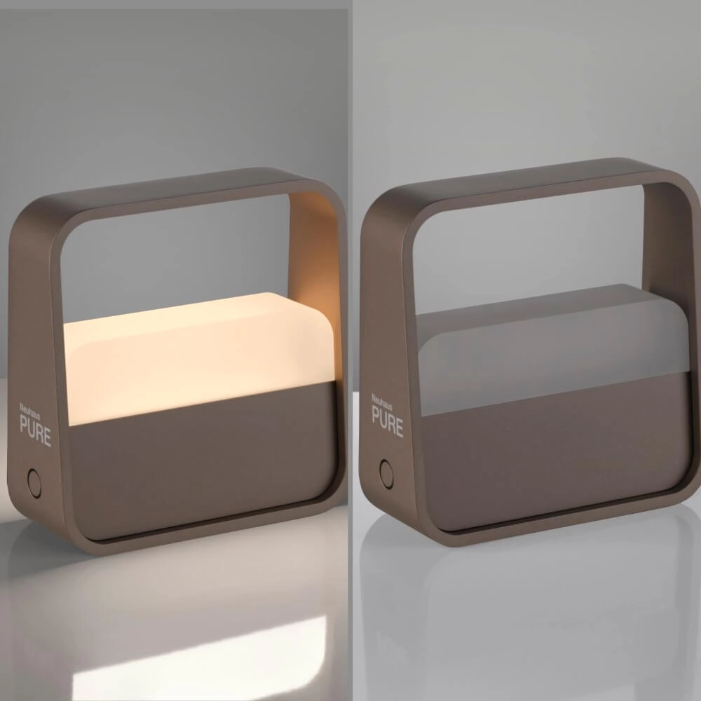 Designer table lamp Pure Go brass Paul Neuhaus 4012248382776