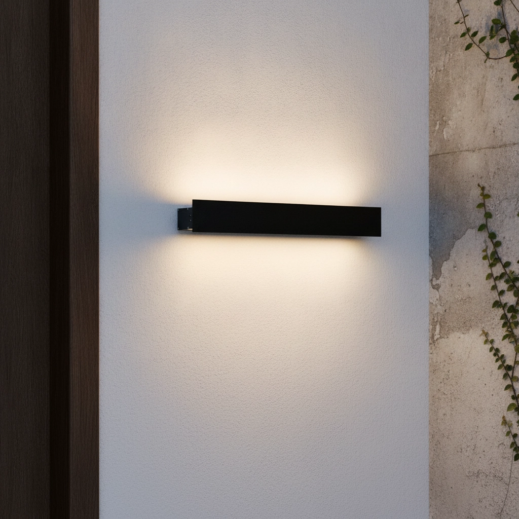 Wall lamp Path Design Black 51cm
