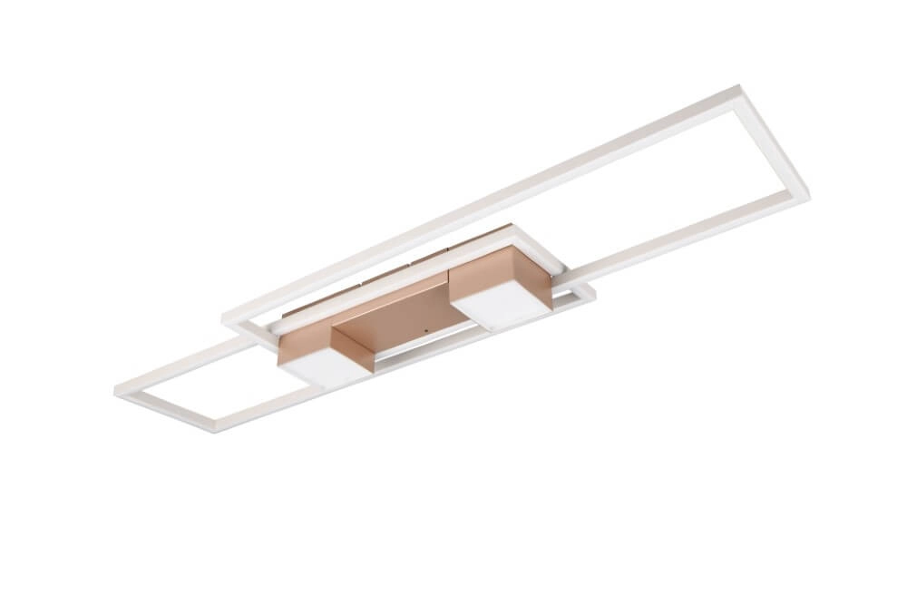 Led ceiling light 100x28 Albany Red brass Trio 4017807610307