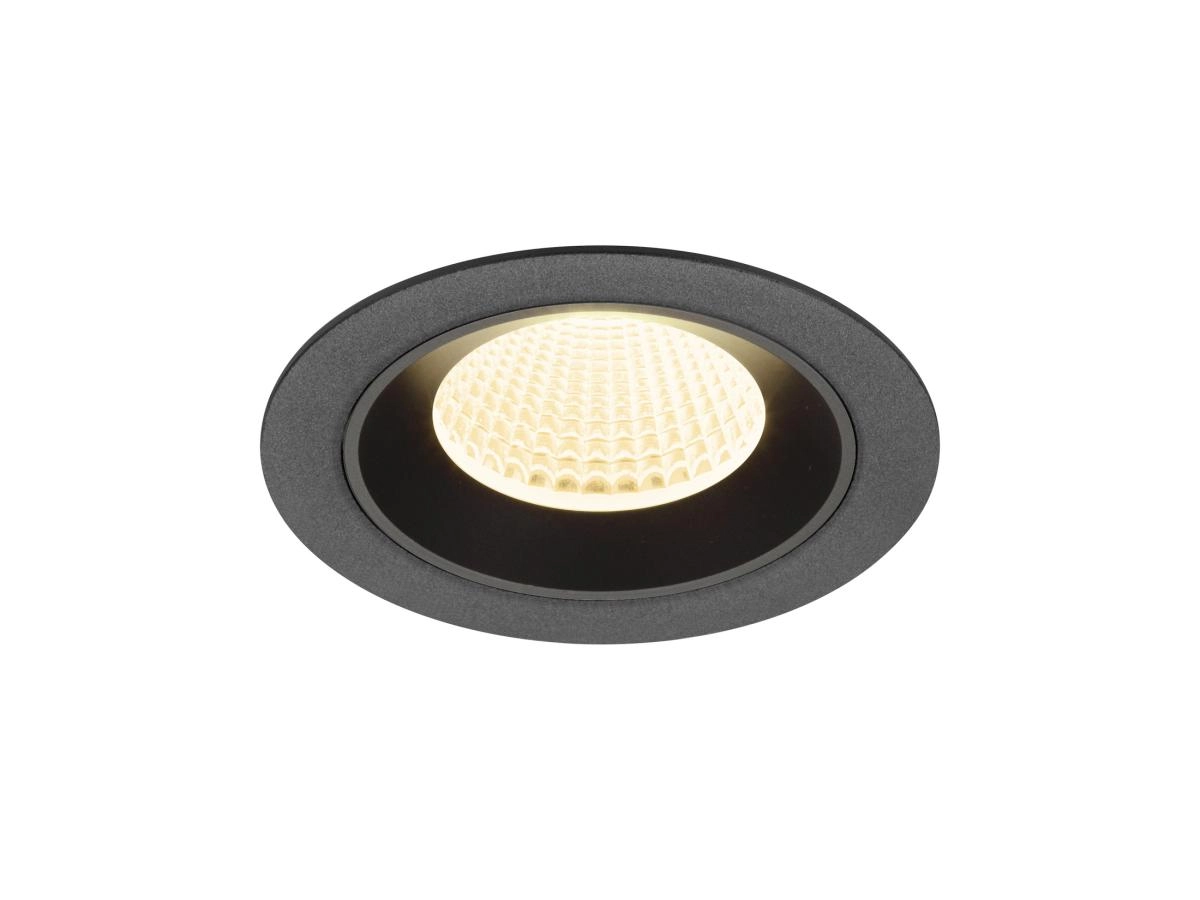 Recessed spotlight Numinos M black 3000K - 40deg
