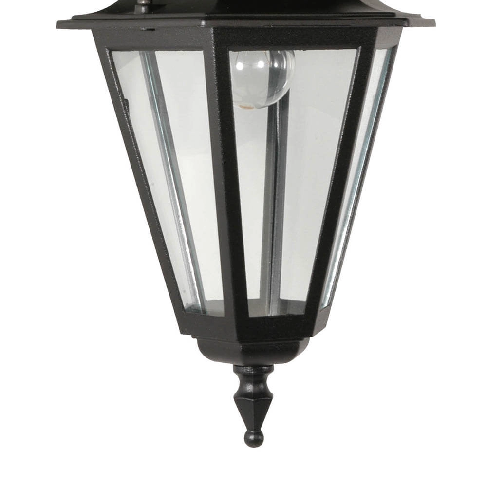 Wall lamp classic Teccia Down 33cm black Franssen 8019093022037