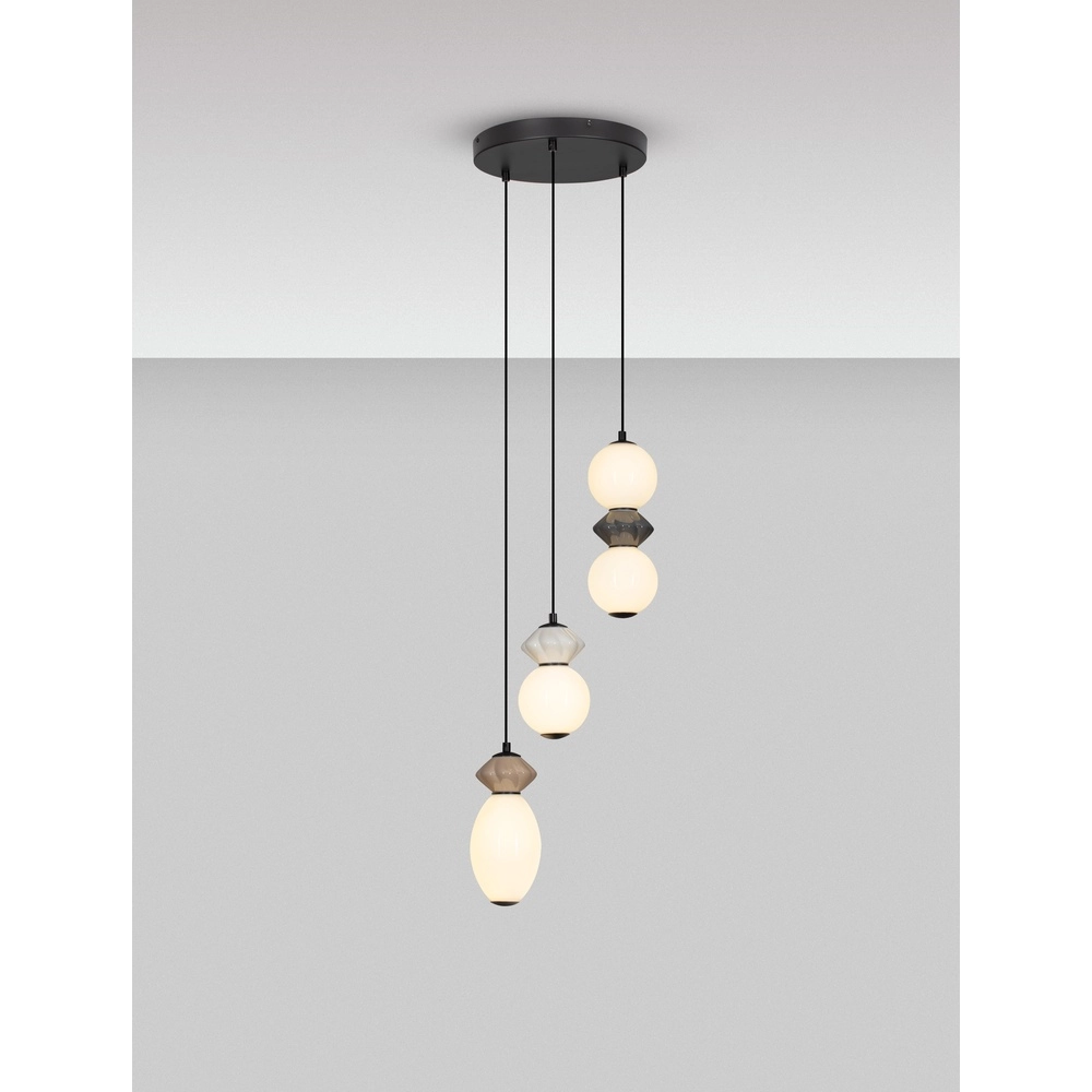 Pendant lamp Pallina 3-light Lyora 5212017484024