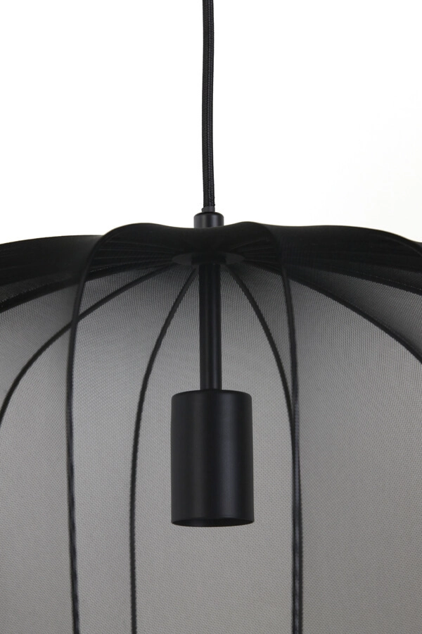 Bohemian pendant lamp Plumeria black Ø 50cm Light & Living 8717807651404