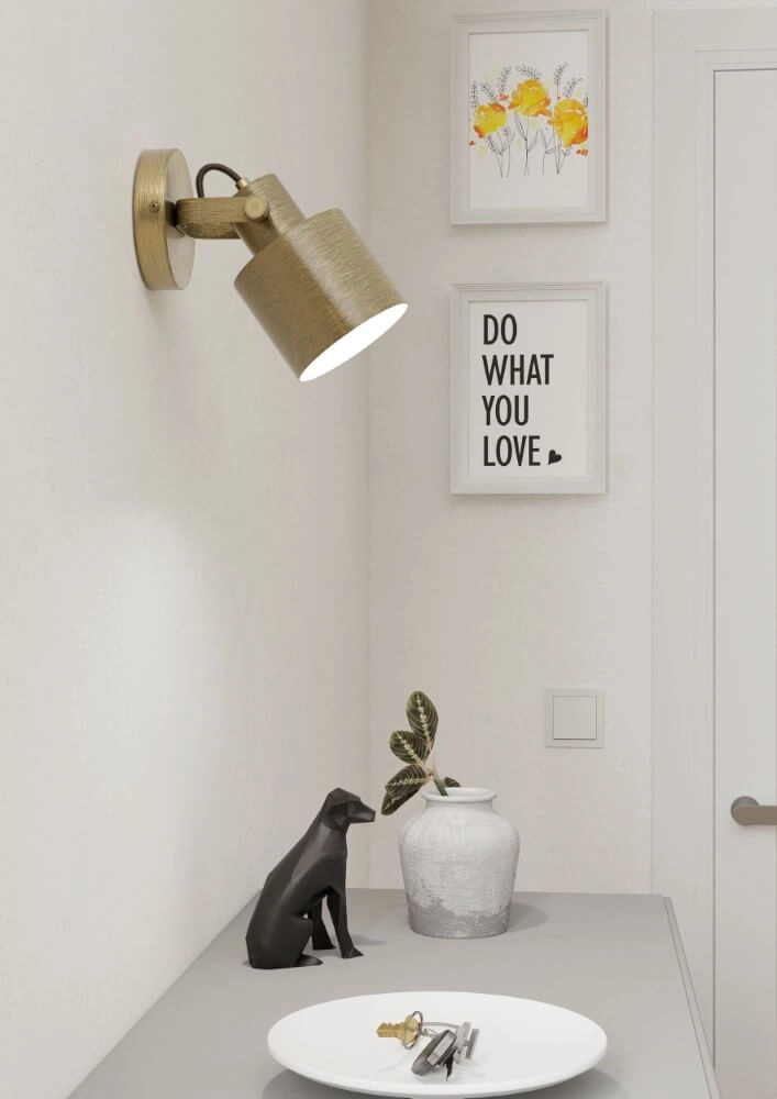 Brass wall spot Southery Eglo 9002759438173