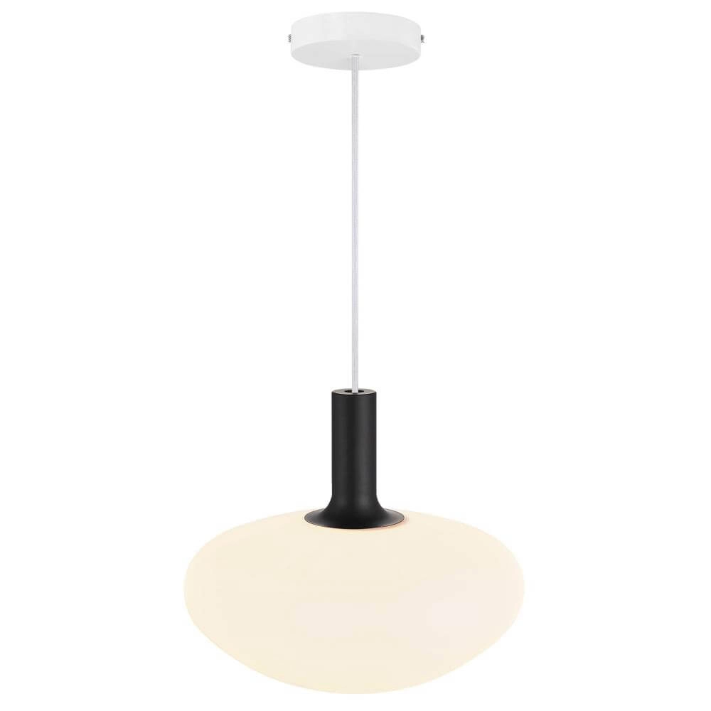 Glass pendant lamp Alton Ø 35cm white Nordlux 5704924000355