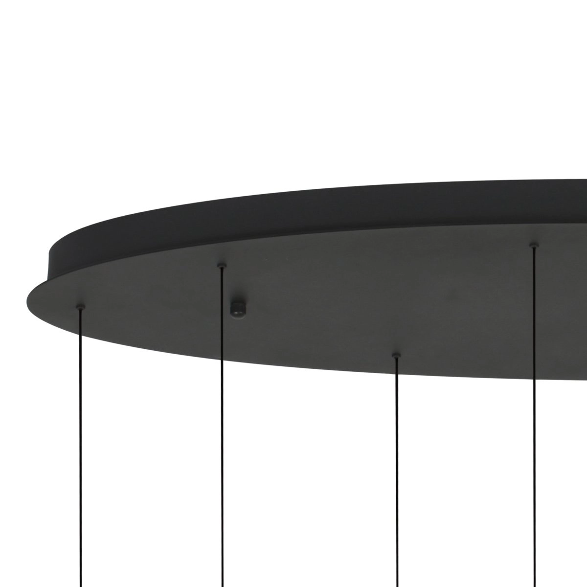 Oval pendant lamp Belluno 8-Light LED - Black Steinhauer 8712746184006