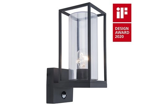 Sensor wall light Flair Black - Reddot Award