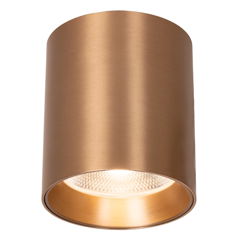 Surface-mounted spot Straxx champagne Ø 8cm