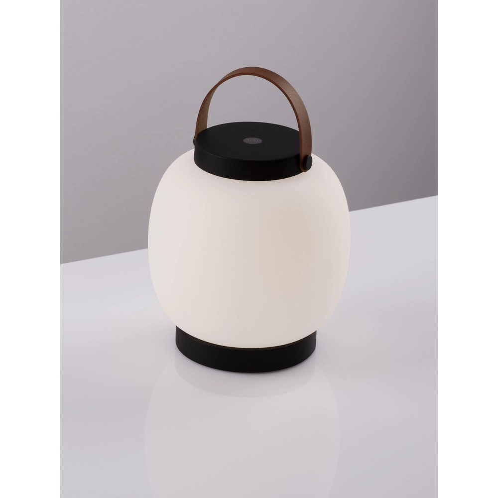 Rechargeable table lamp Jigra anthracite with white