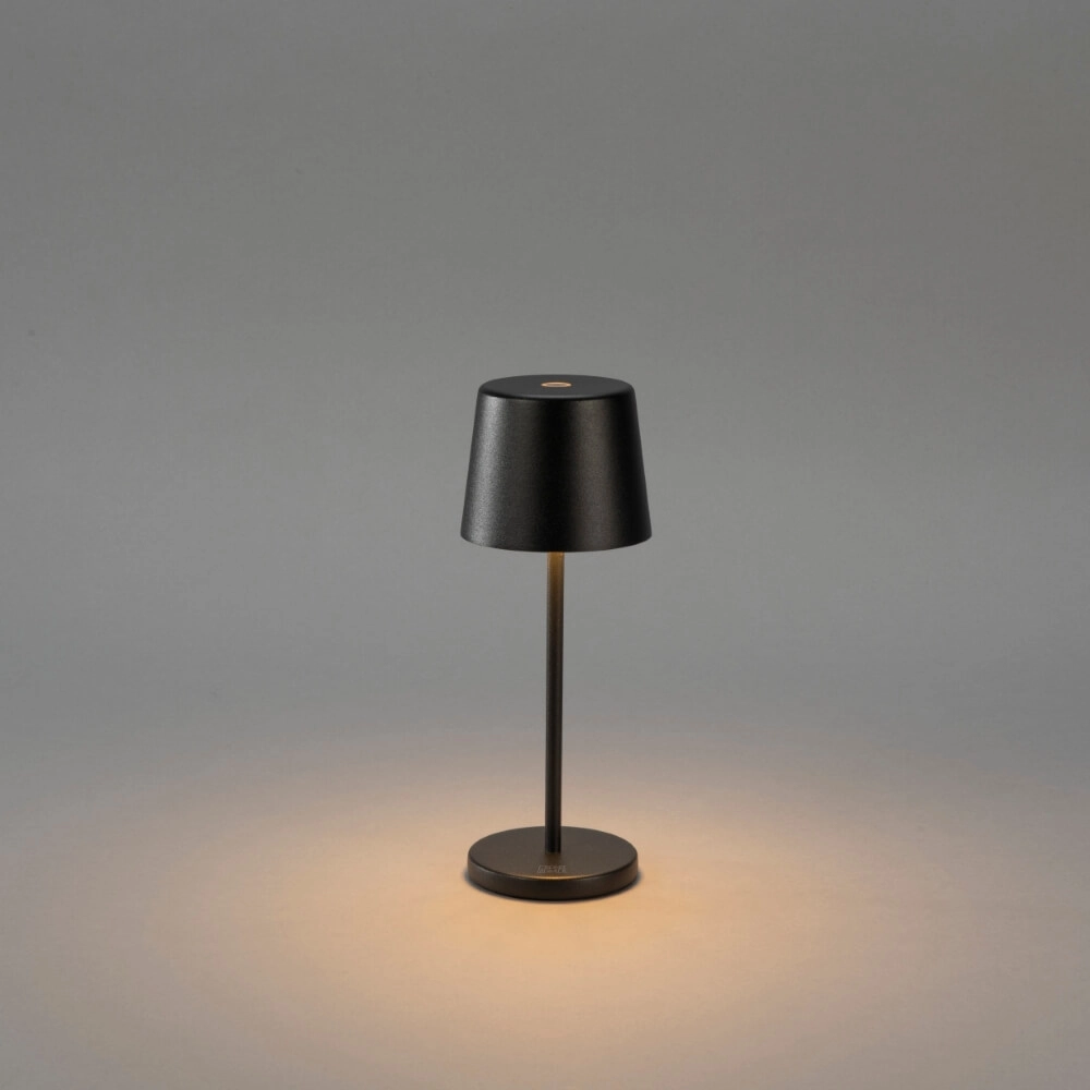 Rechargeable table lamp Vence mini black KonstSmide 7318307887754