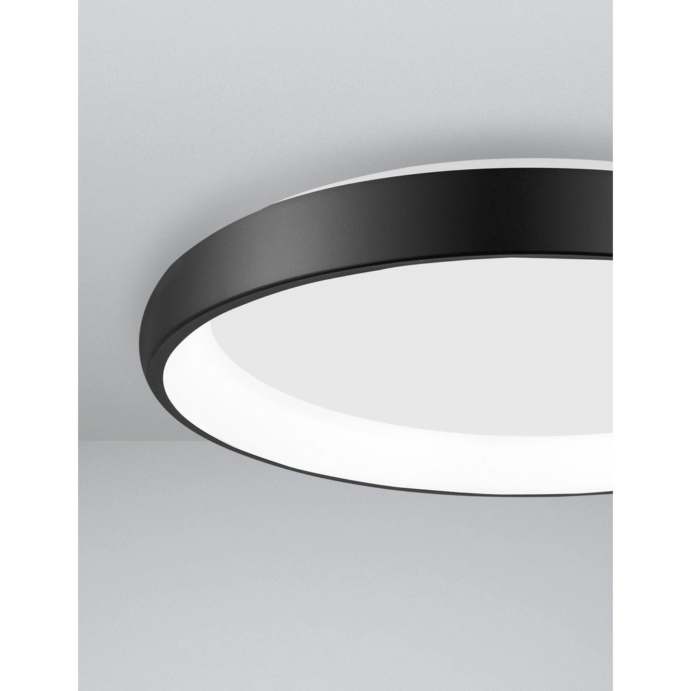 Ceiling lamp Albi black Ø 61cm Lyora 5212017414861