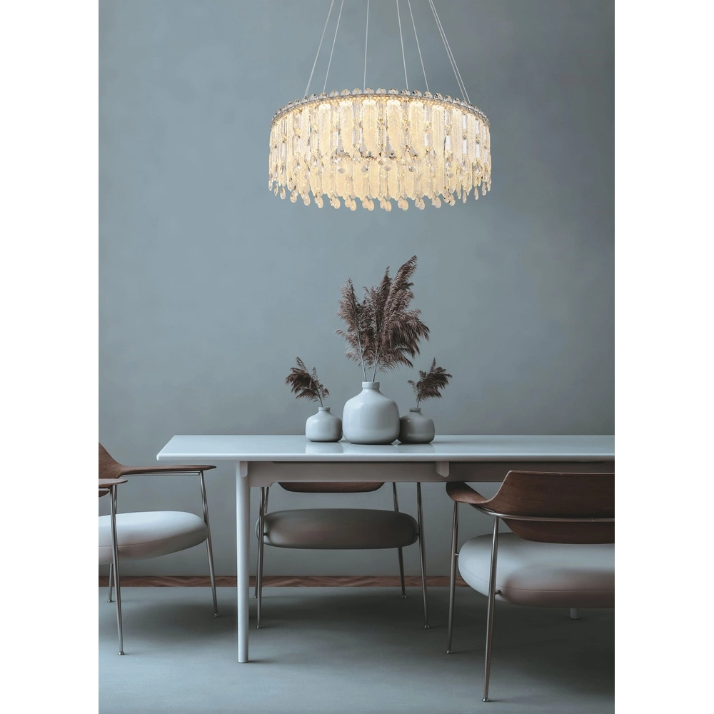 Pendant lamp Klunka chrome Ø 79.5cm Globo 9007371450107