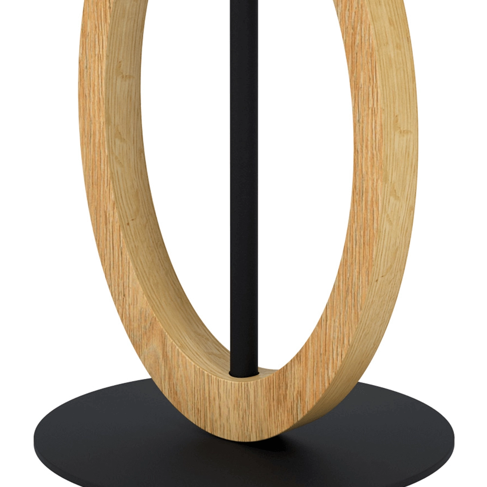 Black table lamp Basildon 1 Eglo 9002759435691