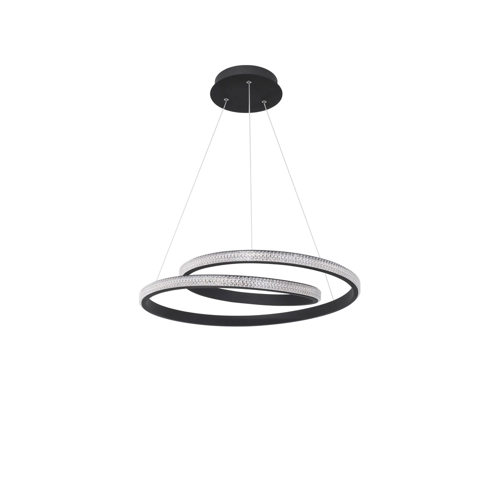 Design pendant lamp Grania black Ø 55cm Lyora 5212017429285