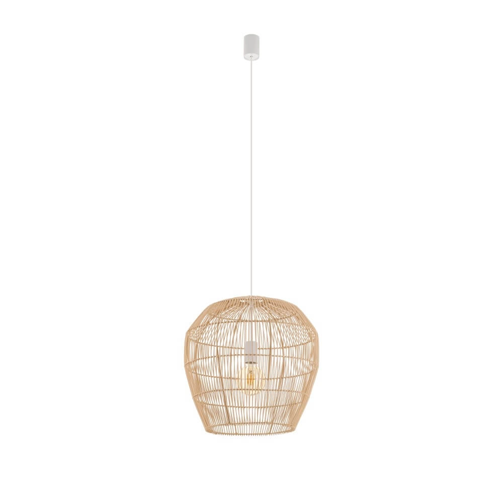 Rattan pendant lamp Haiti S Ø 43cm