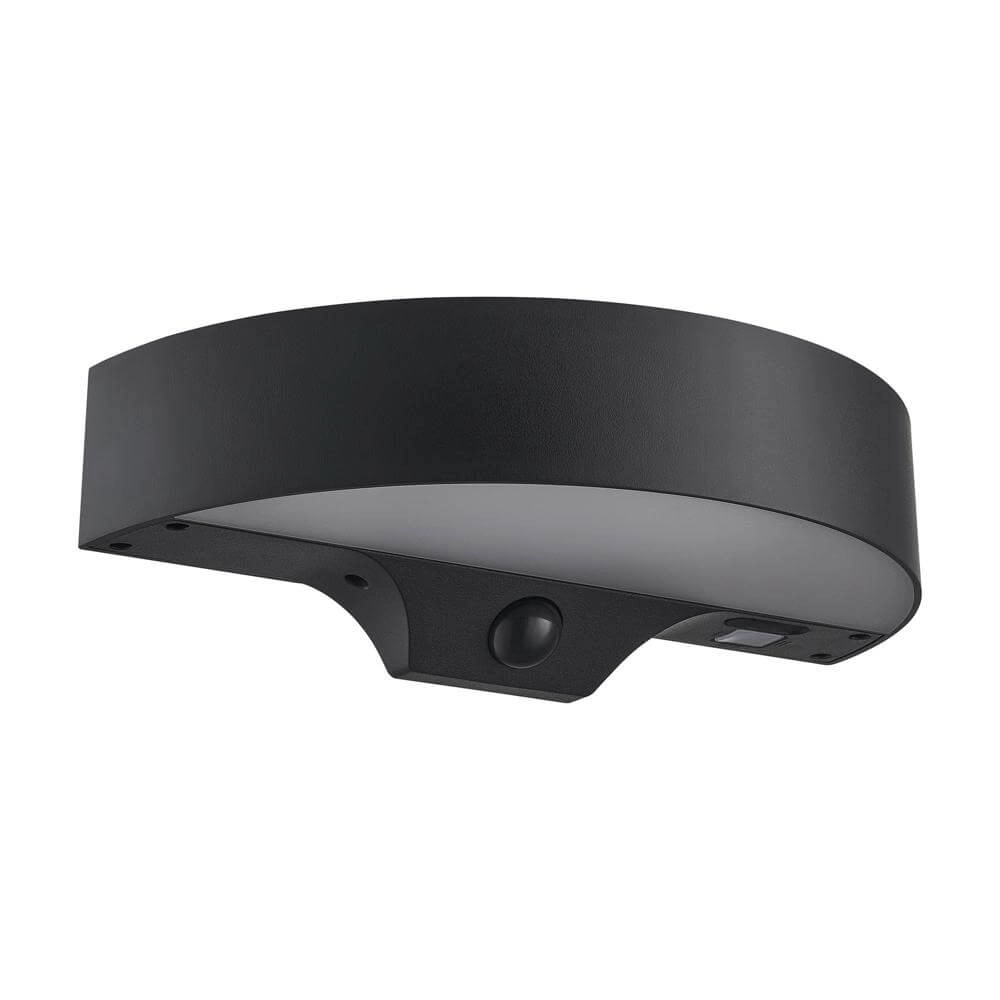 Solar wall lamp Monay black round Nordlux 5704924023545