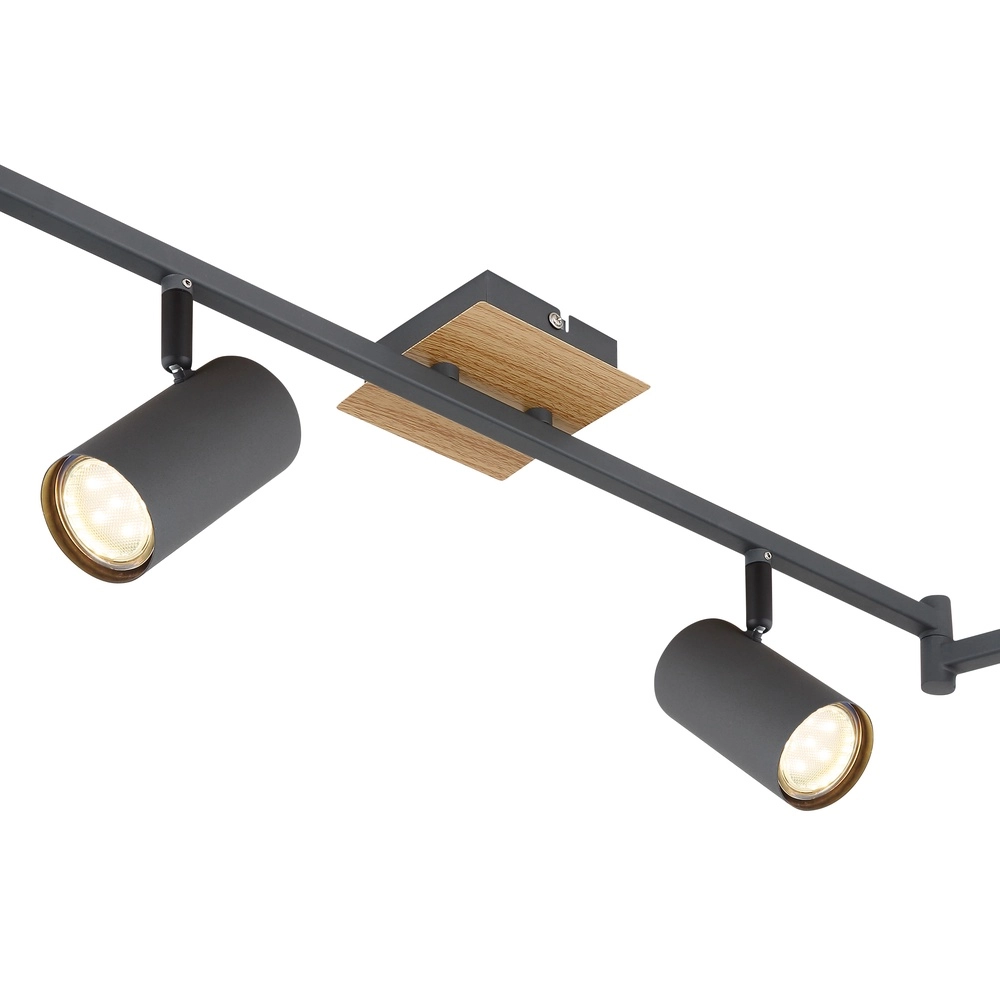 Ceiling lamp Robby 6-light graphite Globo 9007371422821