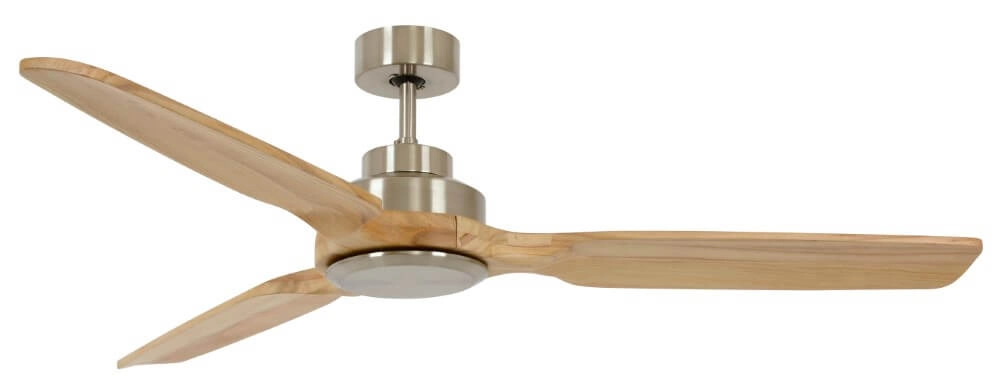 Ceiling fan light wood Shoalhaven Ø 142cm