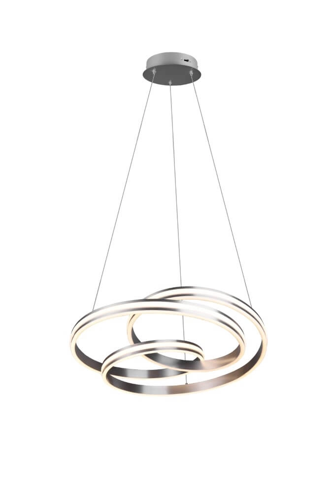 Pendant lamp Nuria 60cm stainless steel Trio 4017807505221