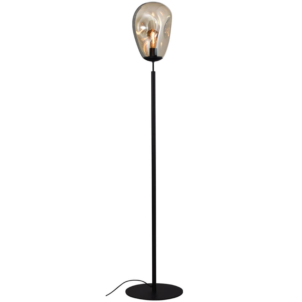 Floor lamp Lava Ø 22.5cm gold glass