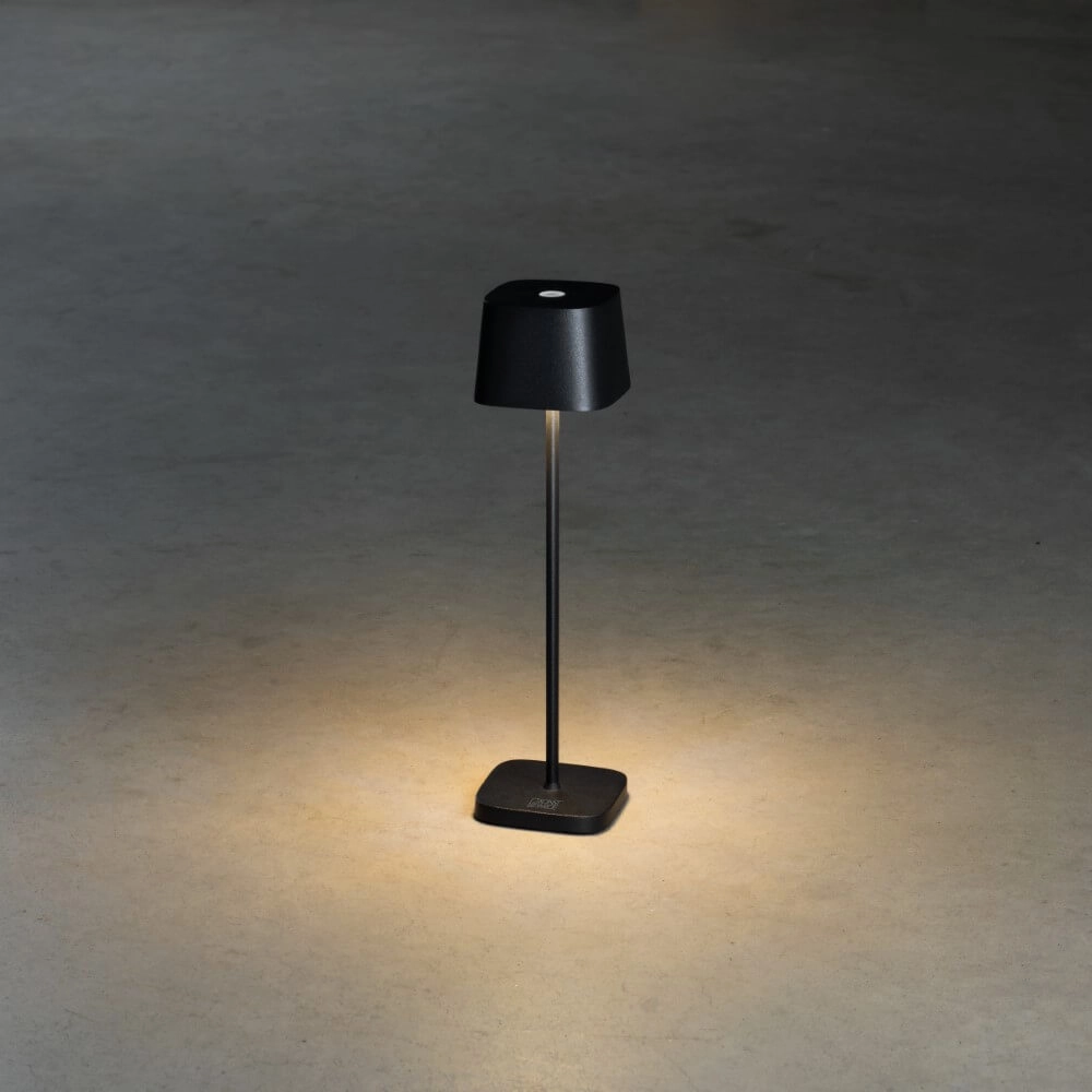 Wireless table lamp Capri mini black KonstSmide 7318307829754