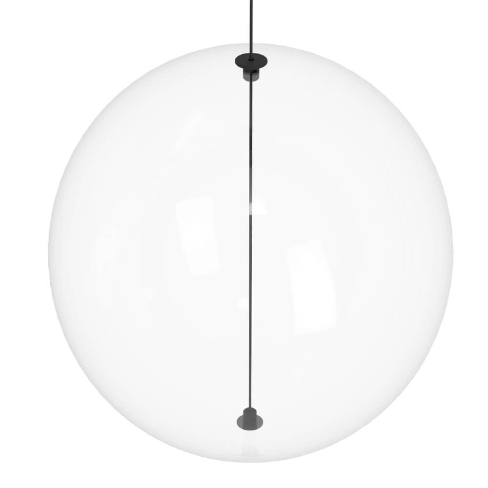 Elongated hanging lamp Espardello black Stars of Light 9008606270521