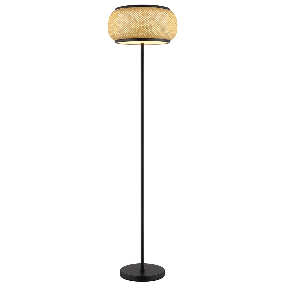 Floor lamp Bambora with bamboo Ø 38cm Globo 9007371569861