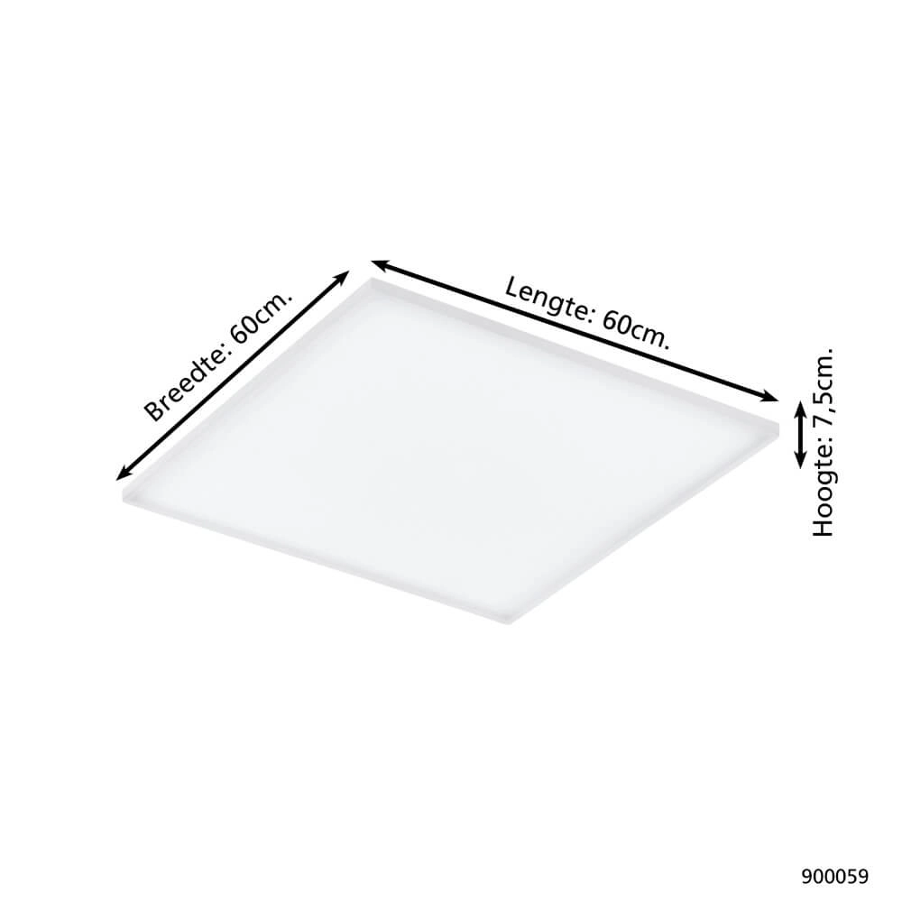 Ceiling lamp Zigbee Turcona-Z 60x60cm white Eglo 9008606221950